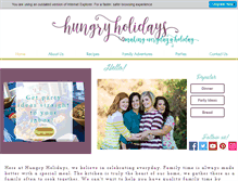 Tablet Screenshot of hungryholidays.com